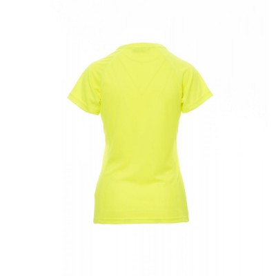 Αθλητικό γυναικείο κοντομάνικο μπλουζάκι t-shirt DRY-TECH RUNNER LADY PayperΚίτρινο φωσφορούχο