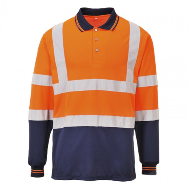 Φωσφορούχα μπλούζα εργασίας πόλο S279 Portwest Πορτοκαλί
