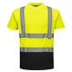 Φωσφορούχα κοντομάνικη μπλούζα S378 Portwest Κίτρινο/Μαύρο