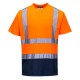 Φωσφορούχα κοντομάνικη μπλούζα S378 Portwest Πορτοκαλί/Μπλε