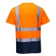 Φωσφορούχα κοντομάνικη μπλούζα S378 Portwest Πορτοκαλί/Μπλε