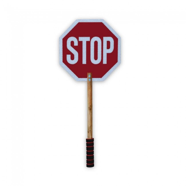 Πινακίδα Stop για Σχολικούς Τροχονόμους