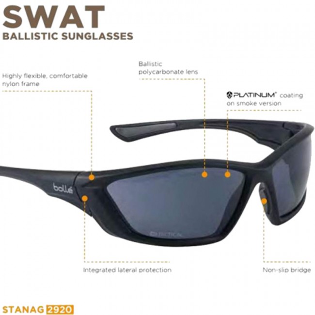 Βαλλιστικά γυαλιά ασφαλείας SWAT SWATPSF BOLLE