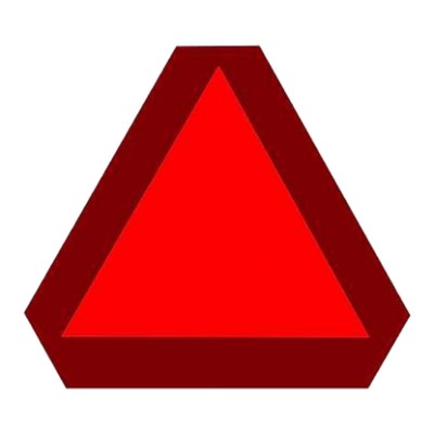 Πινακίδα: Τρίγωνο Βραδυκίνητων Οχημάτων 30cm - T08