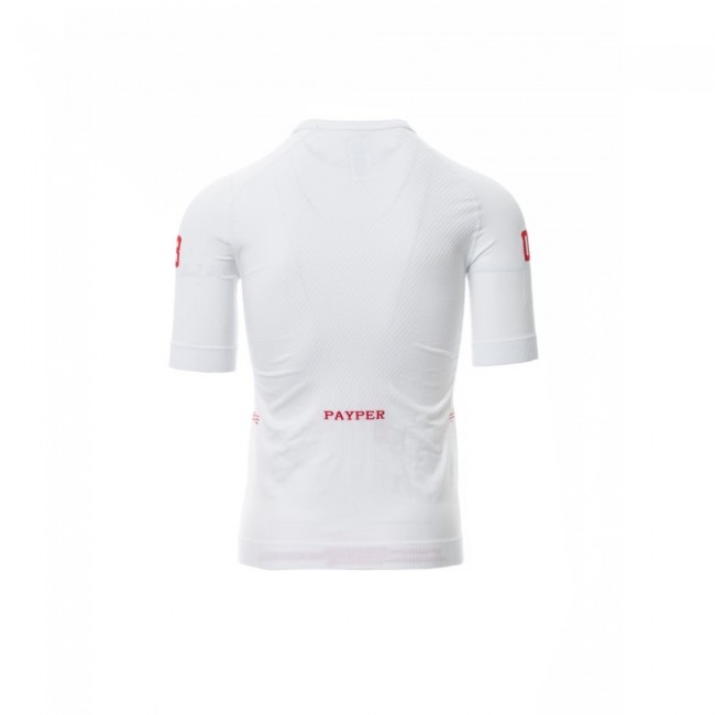 Ανδρική ισοθερμική κοντομάνικη μπλούζα THERMO PRO 280 SS Payper Λευκό