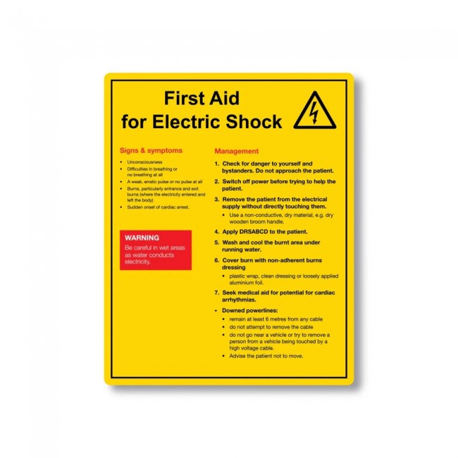 Σήμα Ασφαλείας: First Aid For Electric Shock V28