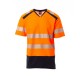 Φωσφορούχα κοντομάνικη μπλούζα WAY Payper Πορτοκαλί-navy
