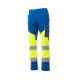 Καλοκαιρινό ελαστικό παντελόνι εργασίας Ripstop WORKING SUMMER Payper Φωσφορούχο κίτρινο-μπλε ρουά
