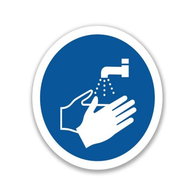 Σήμα Ασφαλείας: Υποχρεωτικό Πλύσιμο Χεριών - Y13
