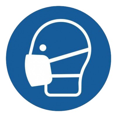 Σήμα Ασφαλείας: Υποχρεωτική Χρήση Μάσκας Σκόνης - Y35